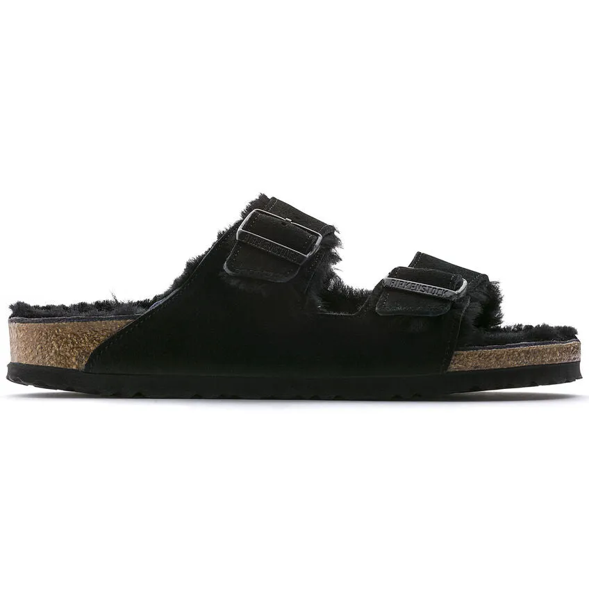Birkenstock Arizona Shearling Sandal - Black