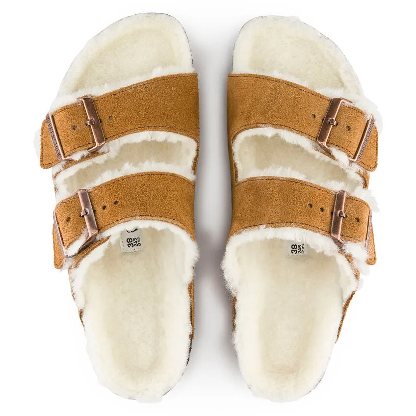 Birkenstock Arizona Shearling Sandal - Mink