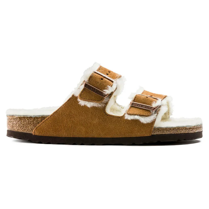 Birkenstock Arizona Shearling Sandal - Mink