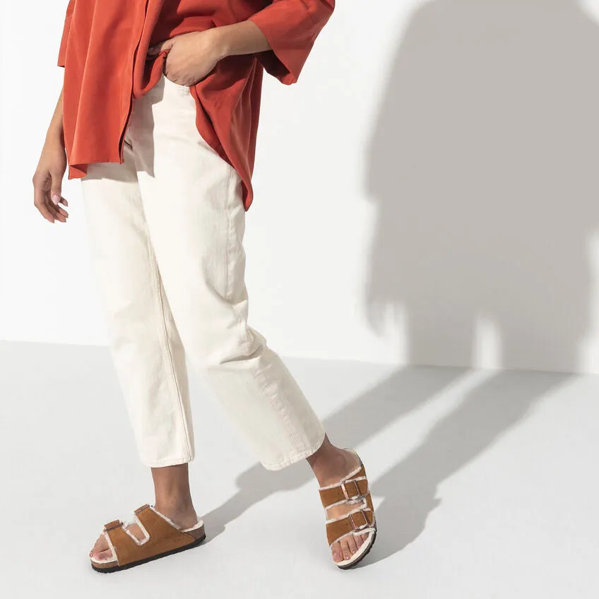 Birkenstock Arizona Shearling Sandal - Mink