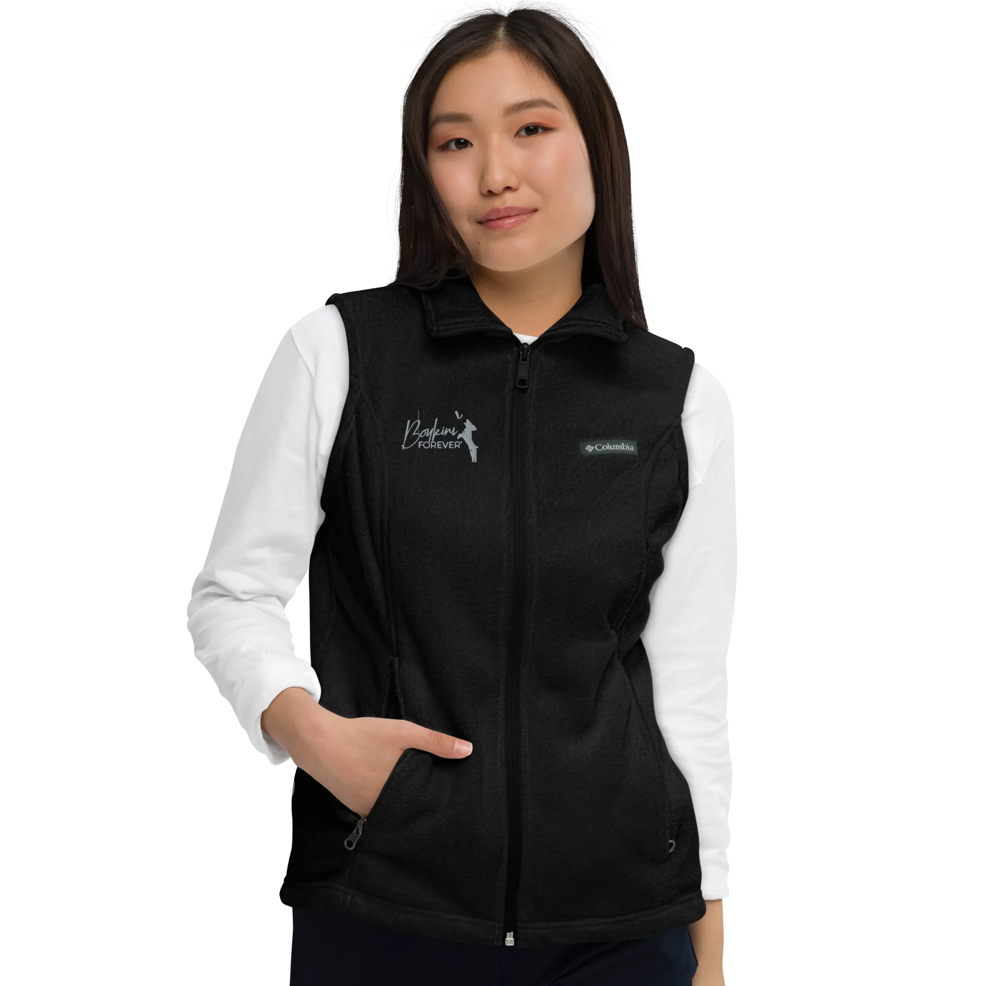 Boykins Forever- Women’s Columbia fleece vest