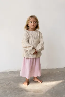 Chunky Knit Jumper // Natural