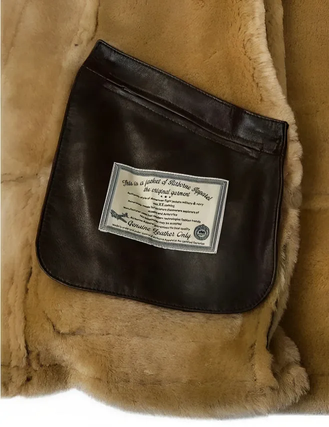 Edvard  | Classic Leather Shearling Hooded Jacket