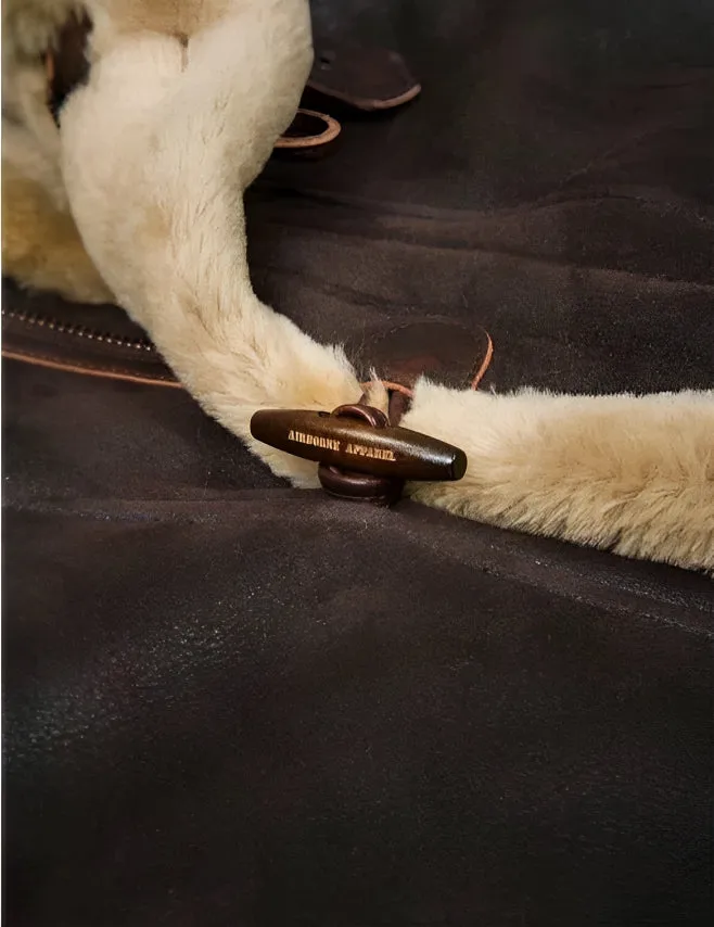 Edvard  | Classic Leather Shearling Hooded Jacket