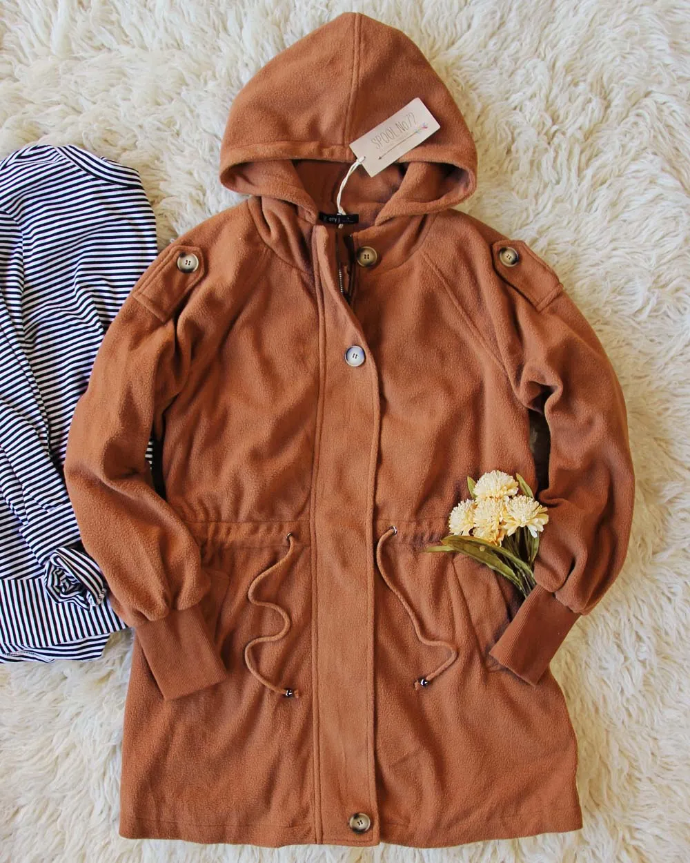 Fawn Cozy Fleece Hoodie