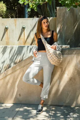 Heather Grey Luxe Joggers