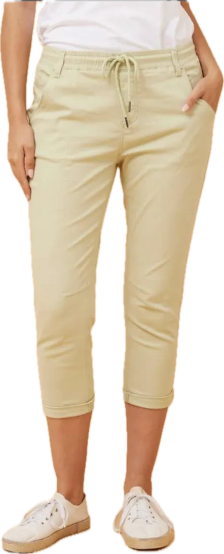 Janja Solid jogger pants - Honeydew