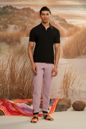 Lavender Iconoband Knit Joggers