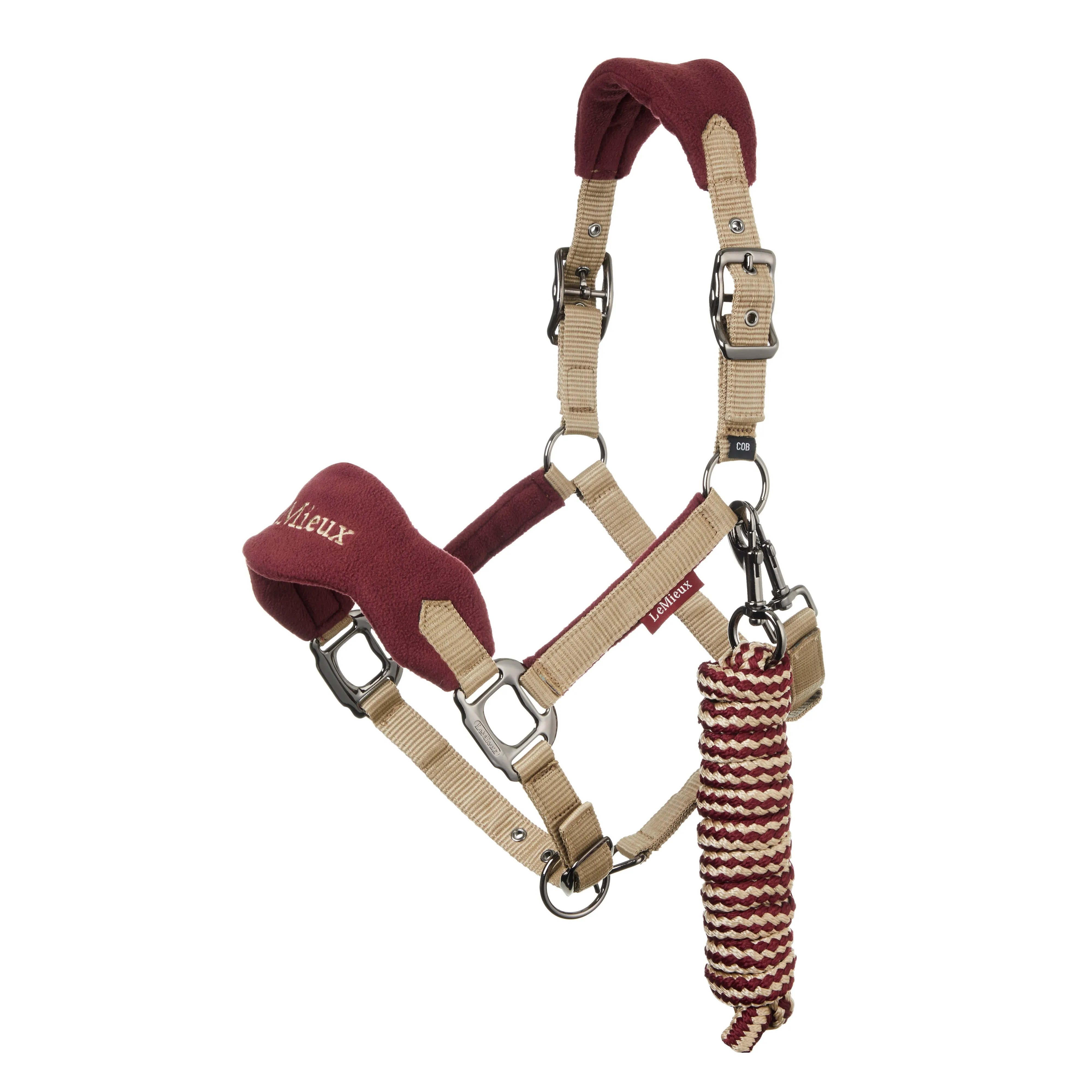 LeMieux Vogue Fleece Headcollar with Leadrope