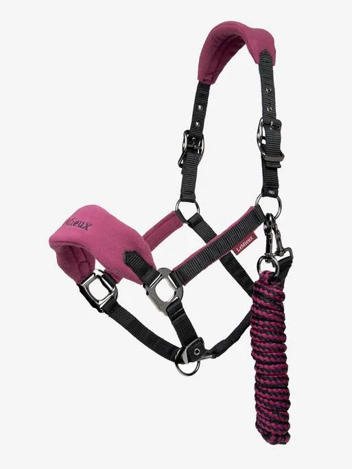 LeMieux Vogue Fleece Headcollar with Leadrope