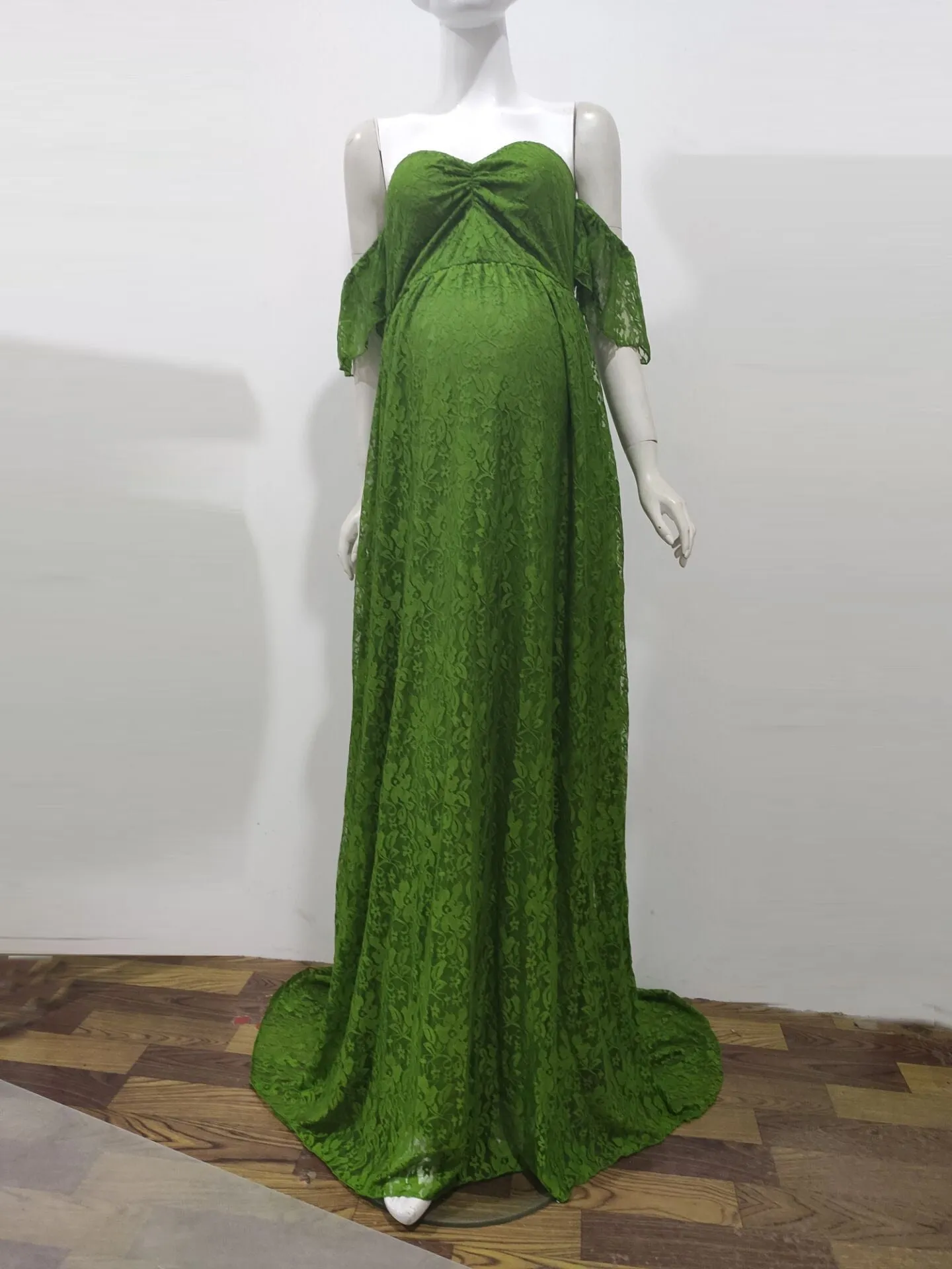 Long Maternity Photography Props Pregnancy Dress Photography Maternity Dresses For Photo Shoot Pregnant Dress Lace Maxi Gown