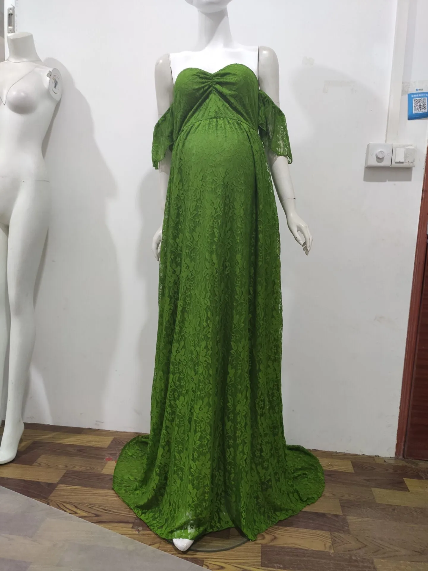Long Maternity Photography Props Pregnancy Dress Photography Maternity Dresses For Photo Shoot Pregnant Dress Lace Maxi Gown