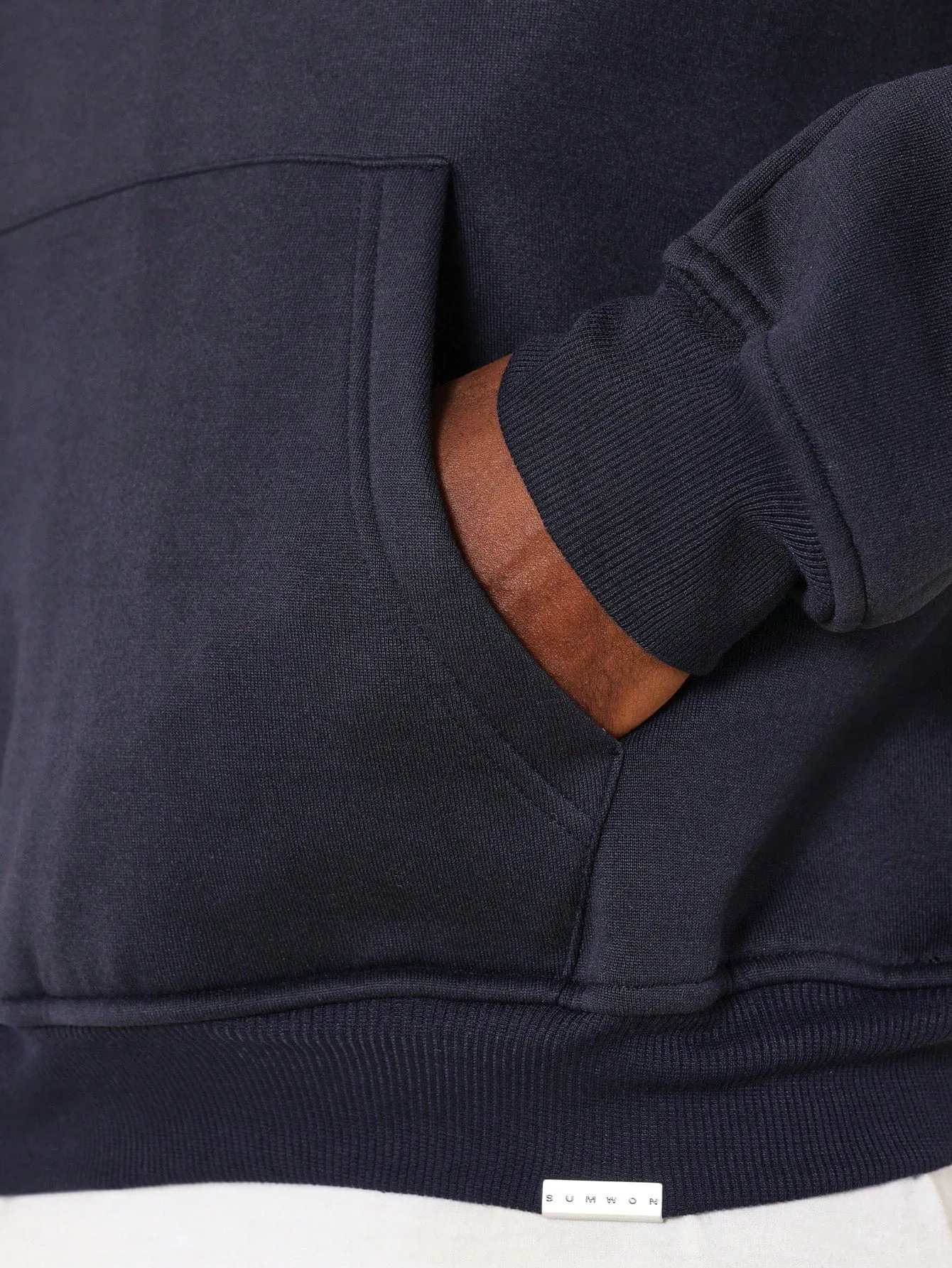 Oversized Fit Sweatshirt With Graphic Print And Pocket