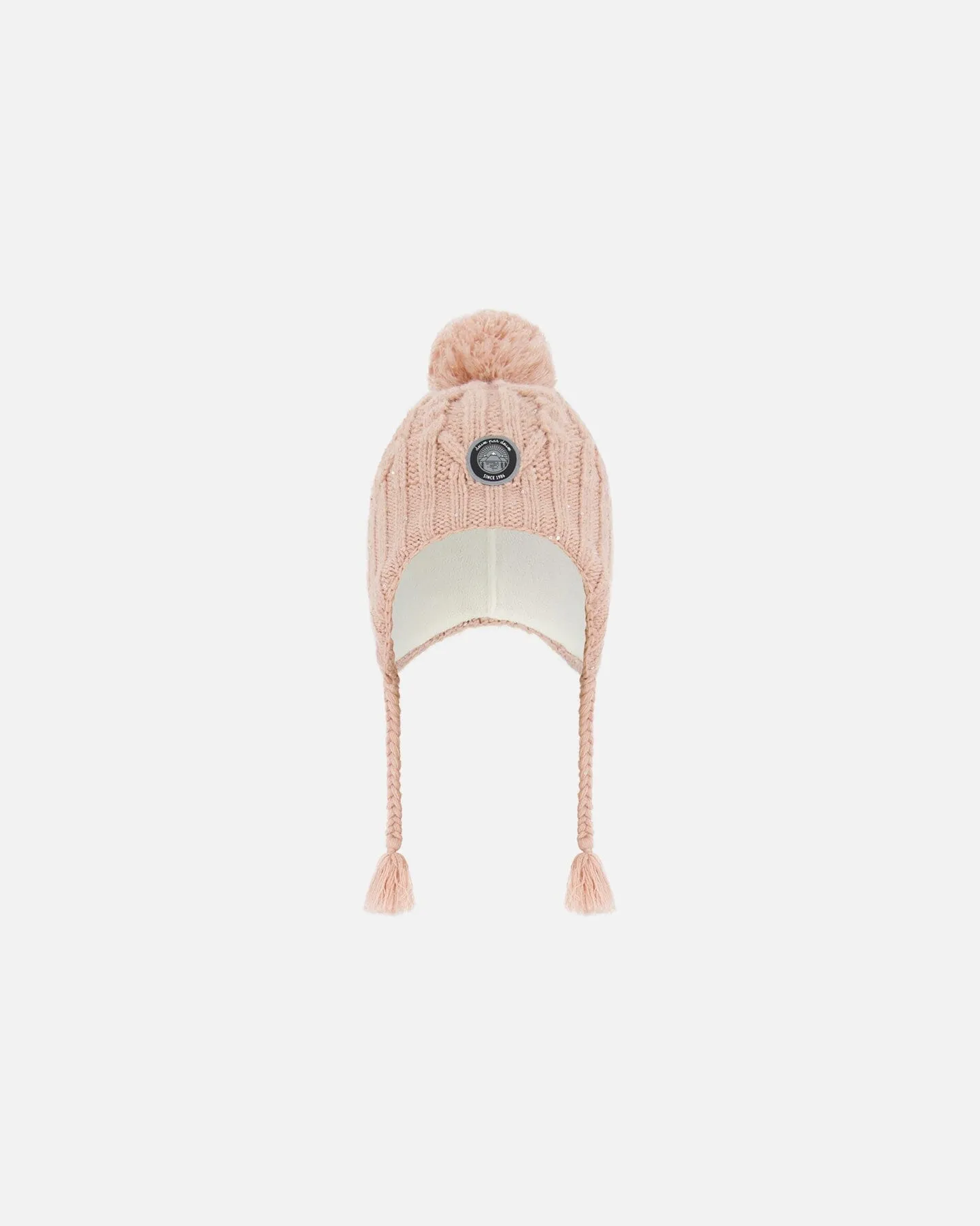 Peruvian Knit Hat Light Pink