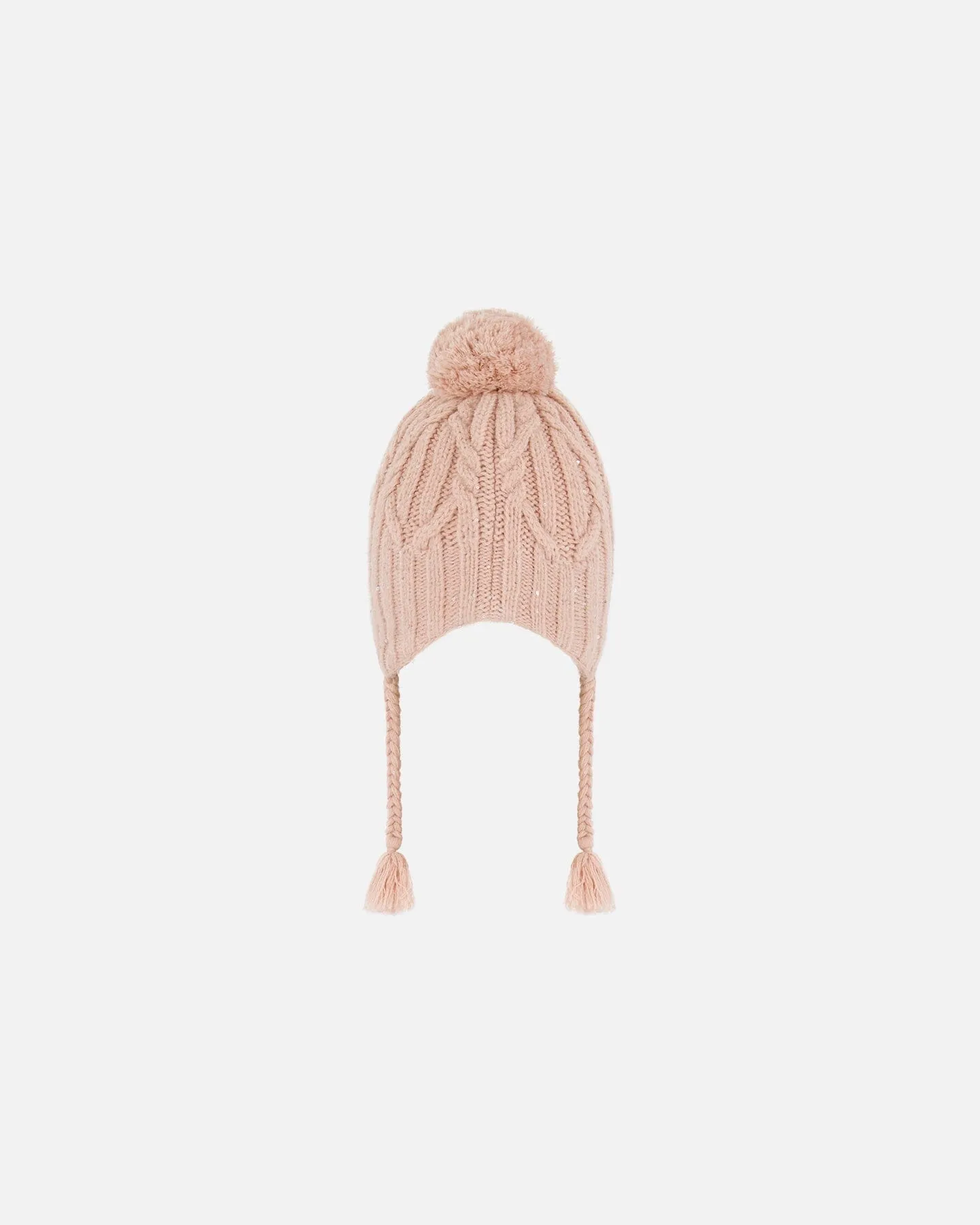 Peruvian Knit Hat Light Pink