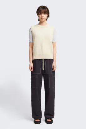 Picknicker Knit Vest - Ecru