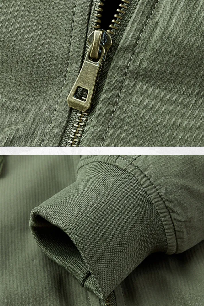 Quilted Lining Insulated Hooded Canvas Jacket