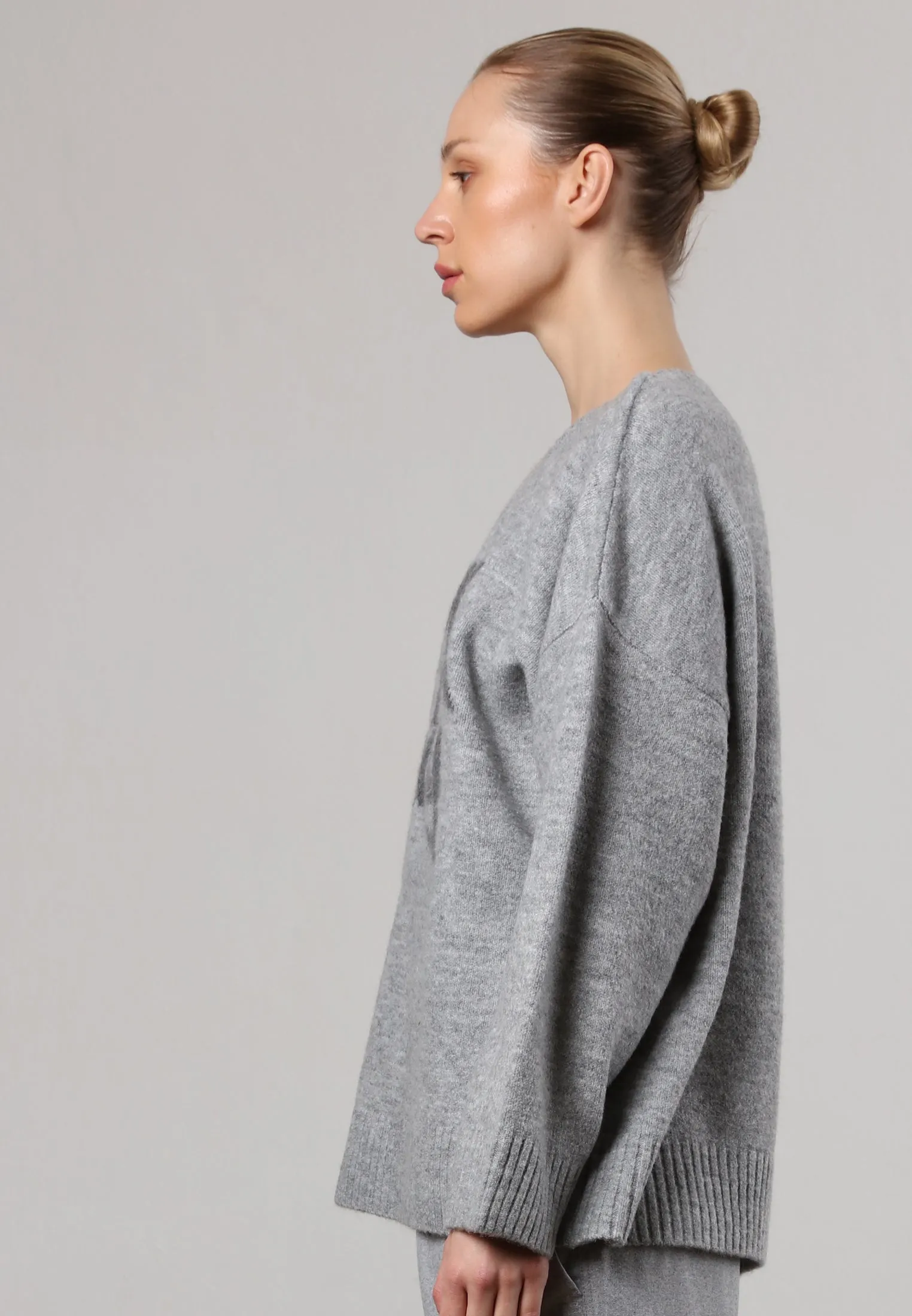 REVOLUTION JUMPER GREY MARL