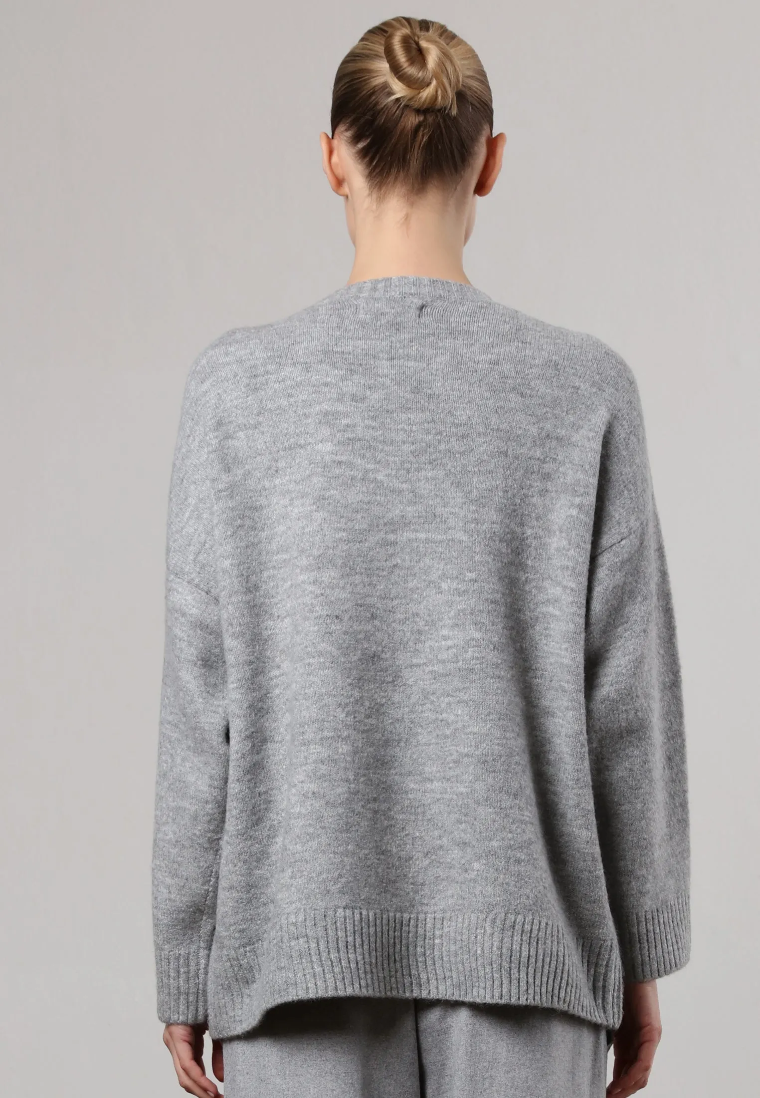 REVOLUTION JUMPER GREY MARL