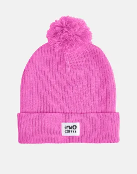 Rouge Bobble Beanie